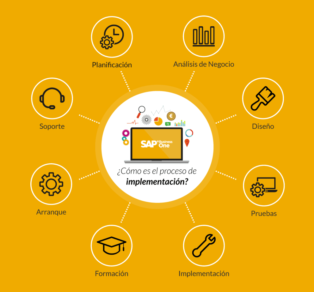 implementación SAP Business One esquema